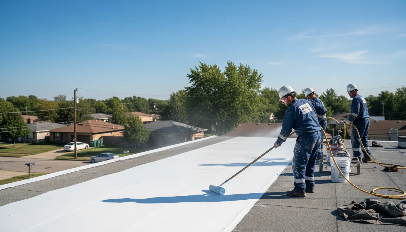 Commercial roof coating in Hindsville, AR near me